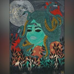 11x14 Medusa Art Print